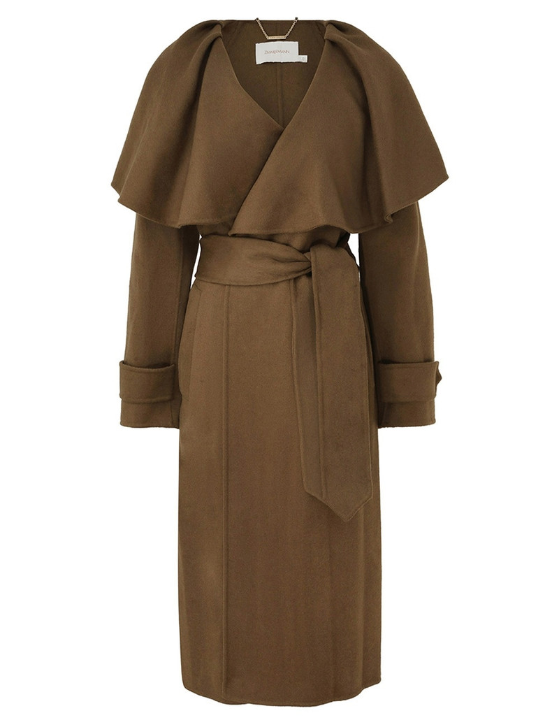 CRUSH LONG CAPE COAT 1