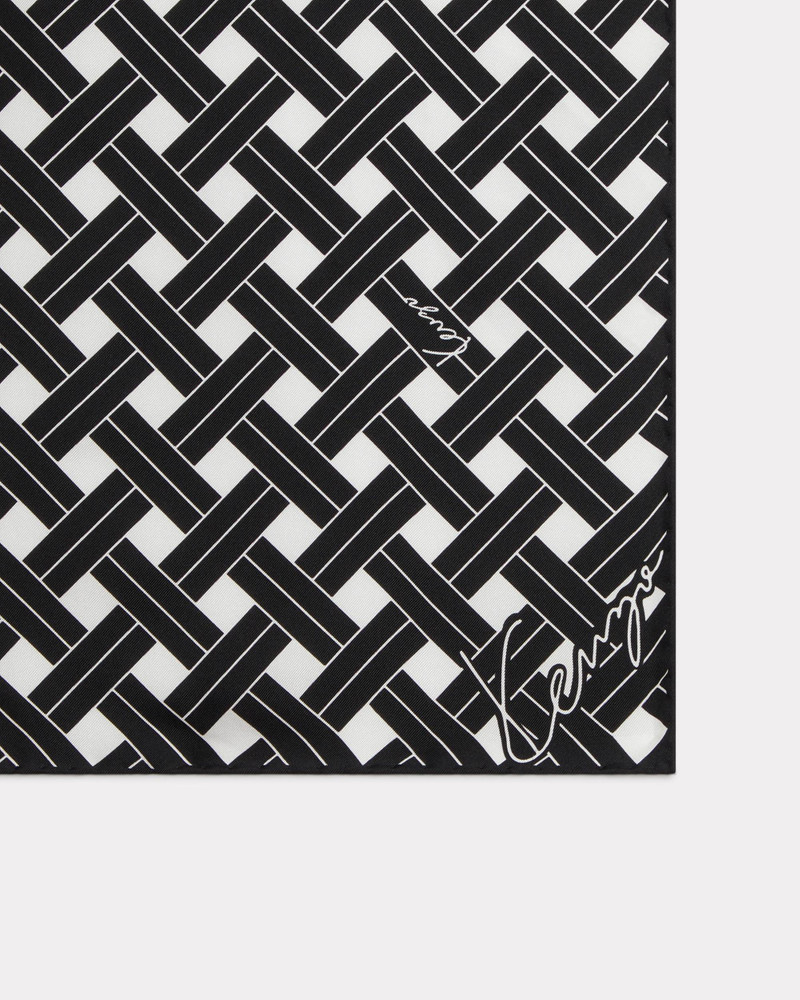 KENZO 'KENZO Weave' silk square outlook