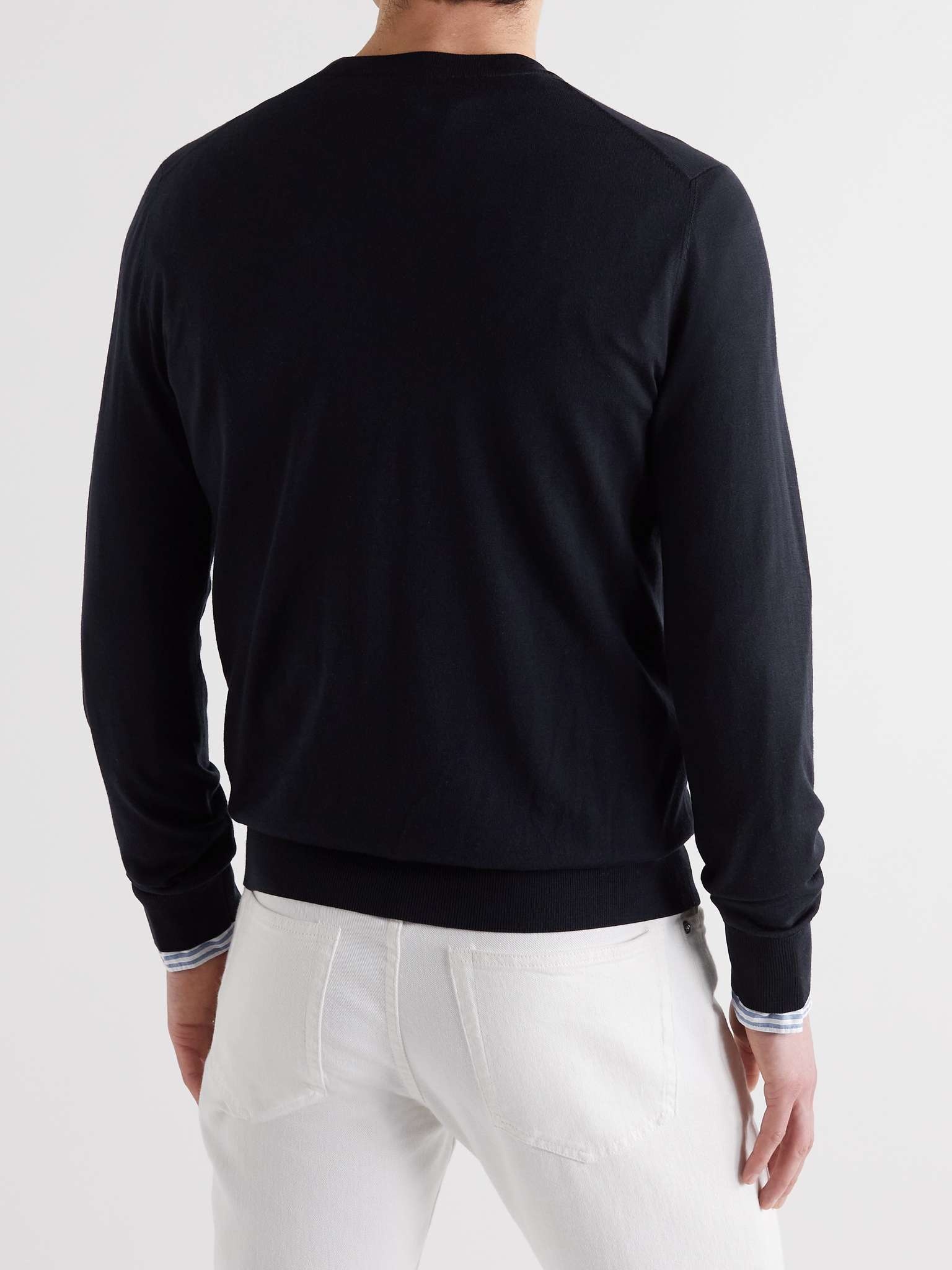 Slim-Fit Wool Sweater - 4