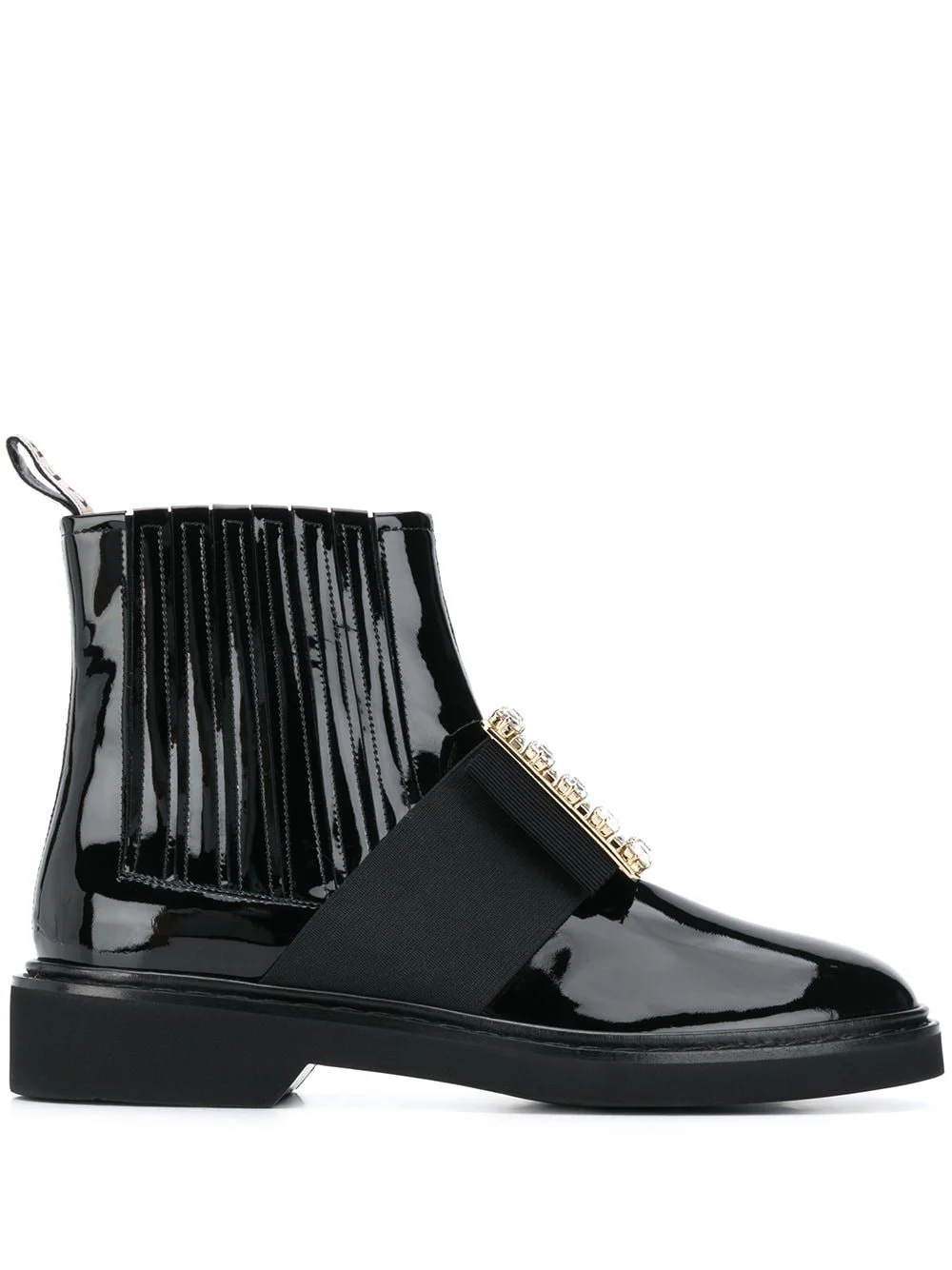 Roger Vivier Women Viv Rangers Patent Leather Boots - 1
