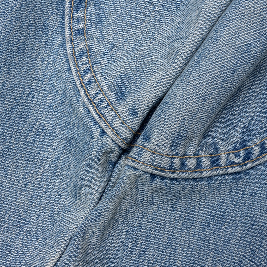 DENIM LOGO CARGOS - LIGHT WASH - 4