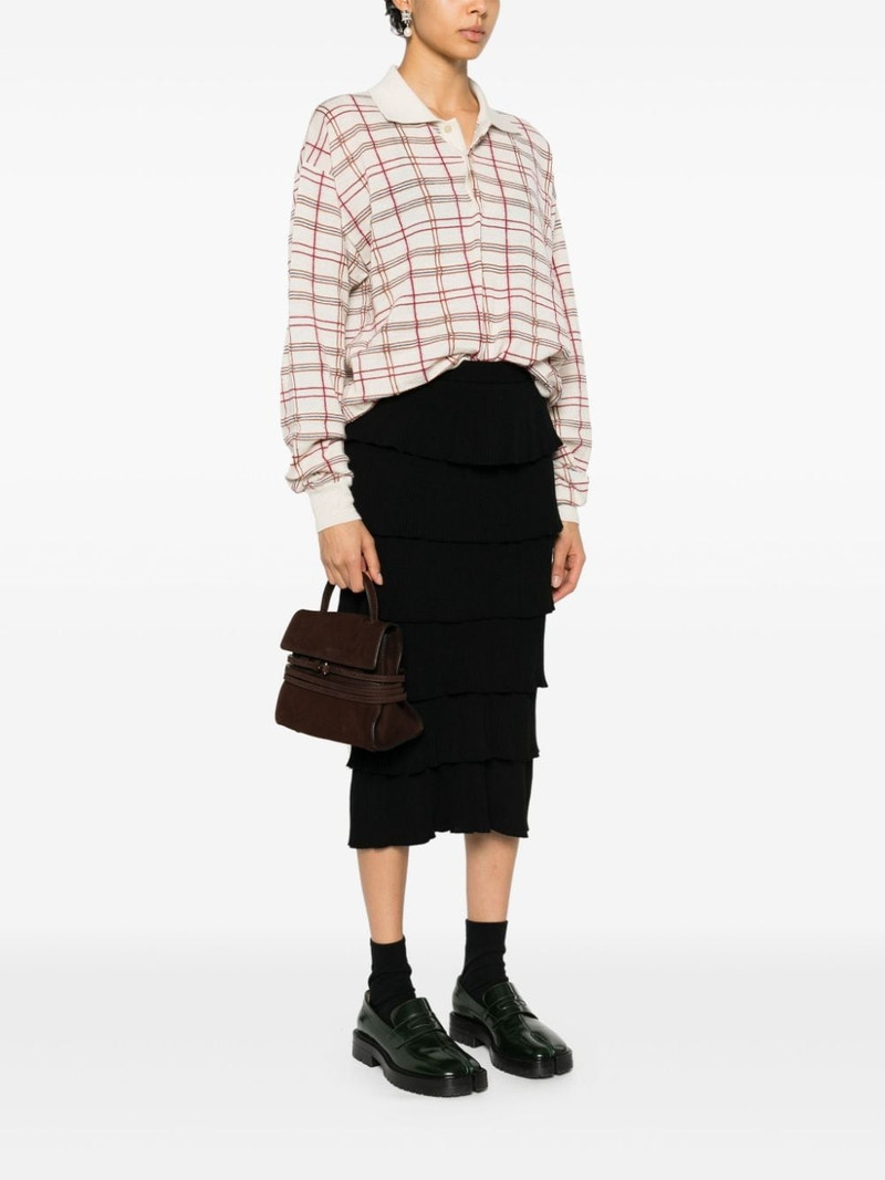 Moschino logo-debossed tote bag outlook