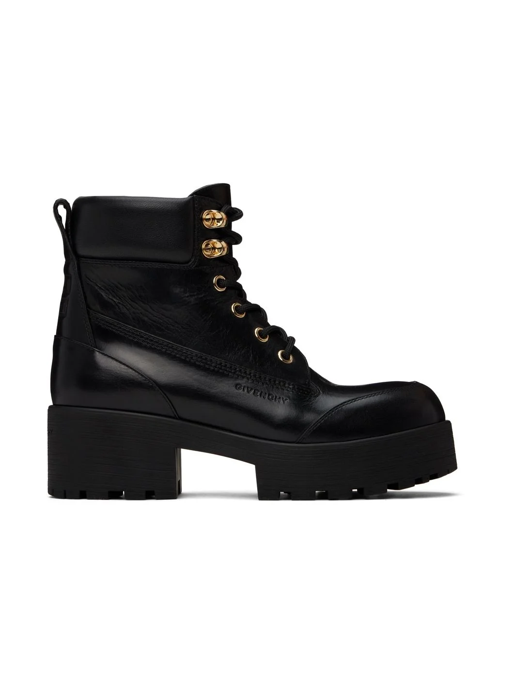 Black Trekker Boots - 1