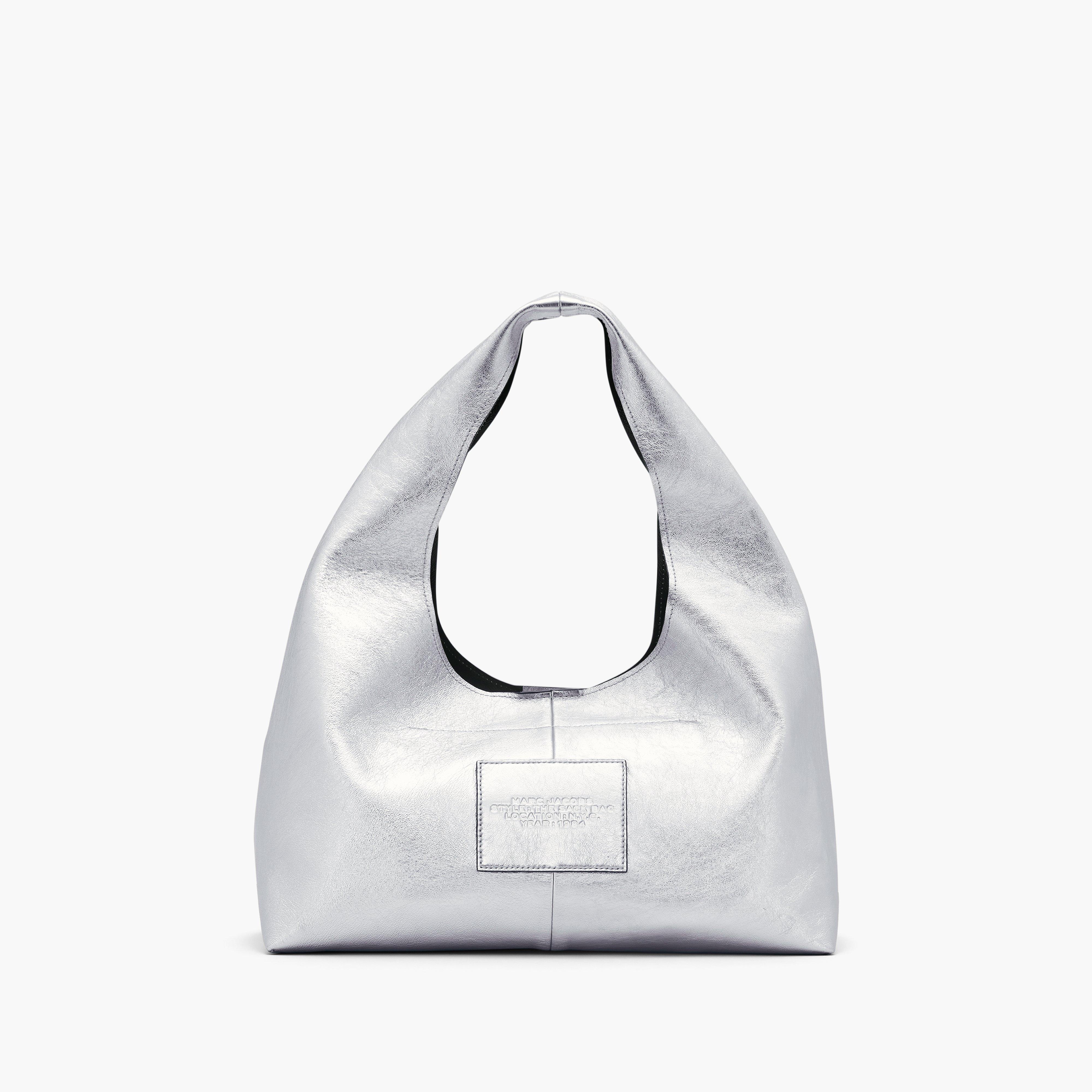 THE METALLIC LEATHER SACK BAG - 3