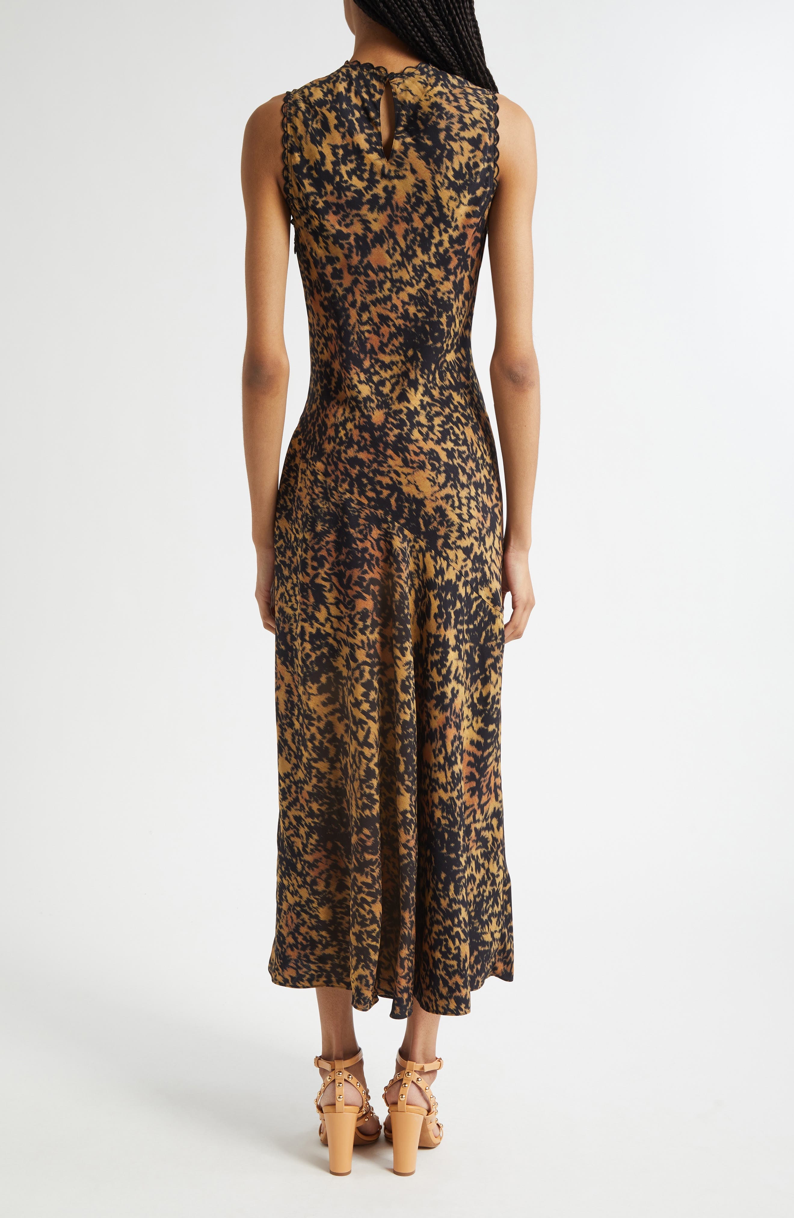 Ulla Johnson Clea Abstract Print Bias Cut Dress in Savannah at Nordstrom - 2