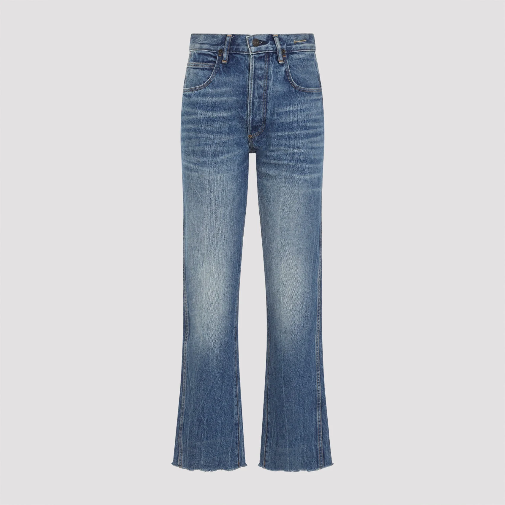 Tom Ford Stonewashed Denim Melanie Straight Trousers - 1