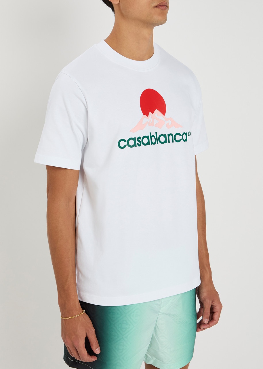 Casablanca Montagne Logo-print Cotton T-shirt - 2