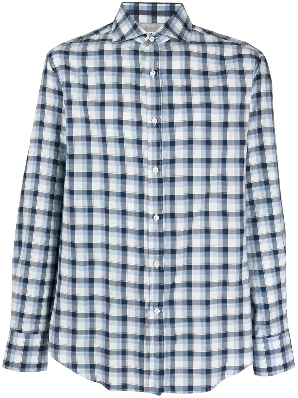 checked cotton shirt - 1