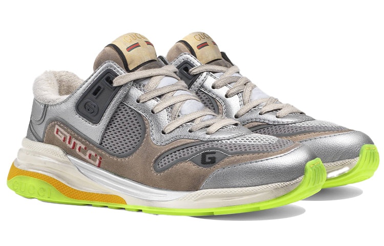 (WMNS) Gucci Ultrapace 'Silver Metallic' 592882-HQK20-8166 - 4