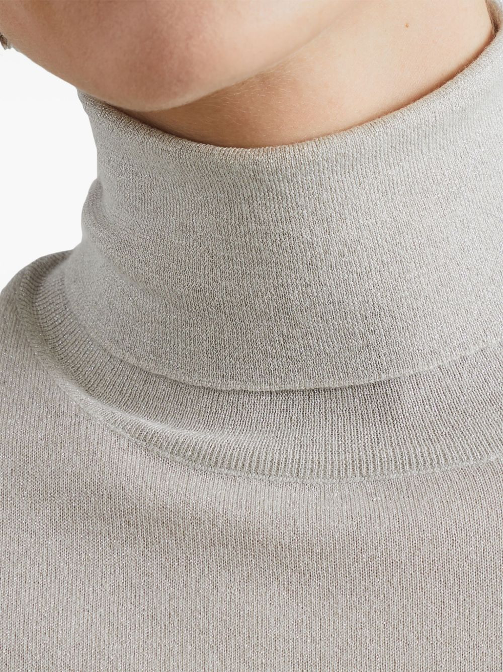 Brunello Cucinelli Women Cashmere Turtle-Neck Sweater - 2
