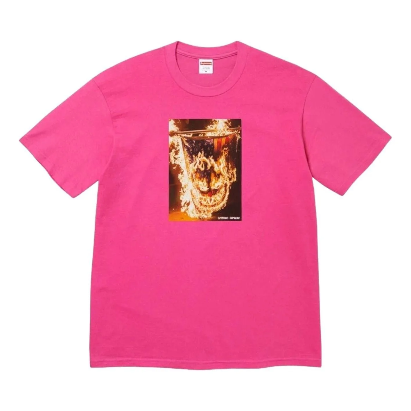 Supreme x Spitfire SS26 Flag T-Shirt 'Pink' SUP-SS26-336-PNK - 1