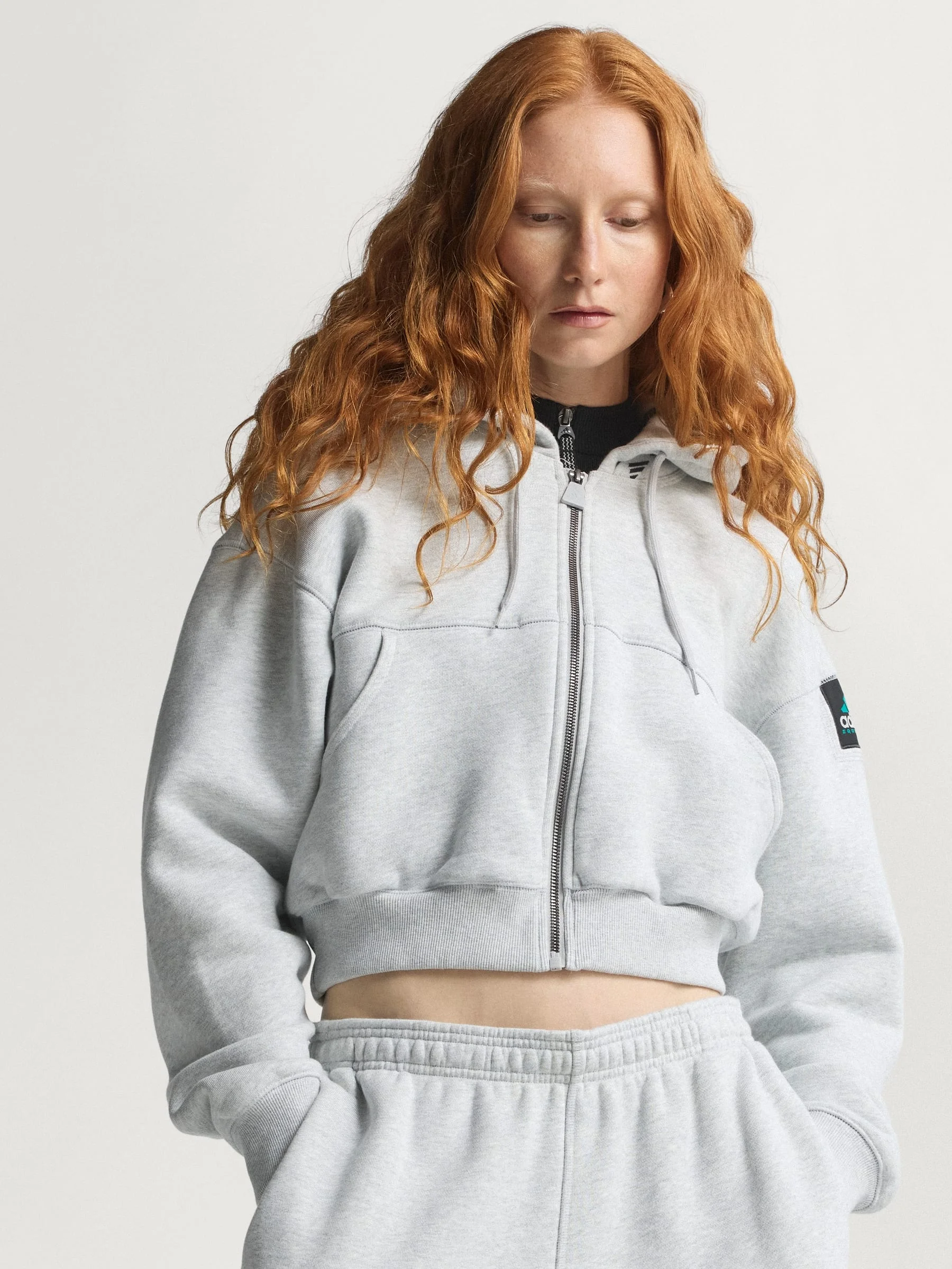 Adidas Equipment Cropped Hoodie - 1