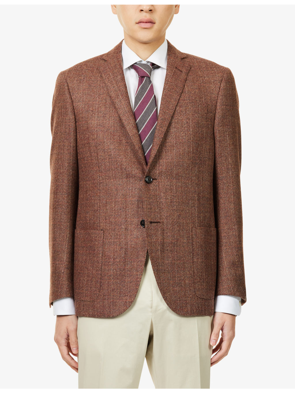Academy Notched-Collar Wool-Cashmere Blend Jacket - 3