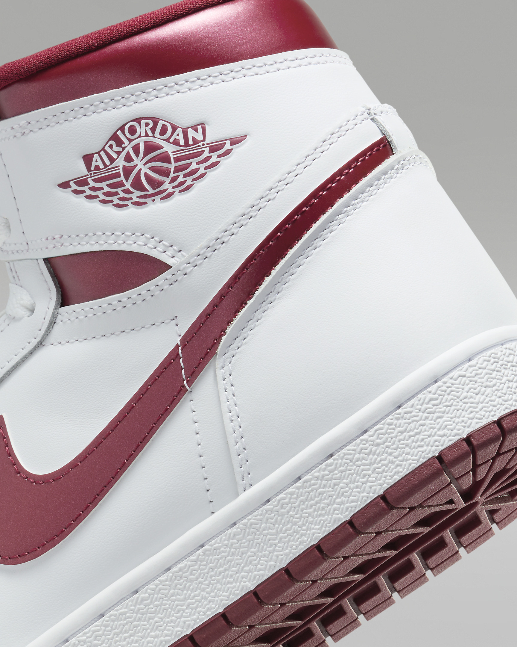 Men's Air Jordan 1 High '85 "Metallic Burgundy" Shoes - 8