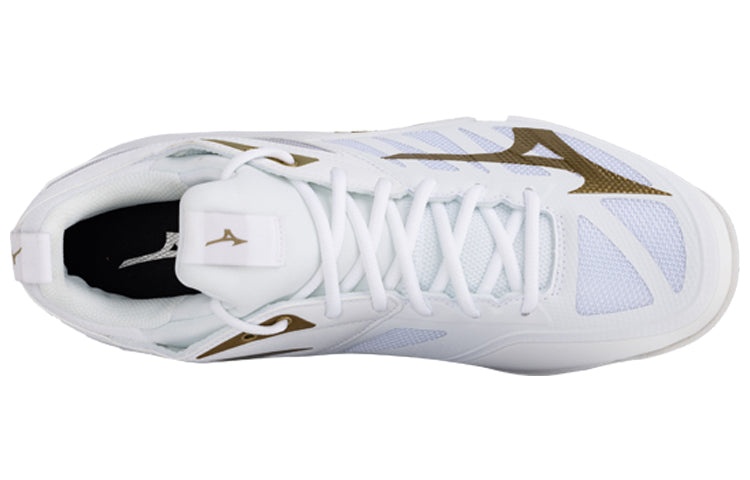 (WMNS) Mizuno Wave Dimension Mid 'White Gold' V1GC224068 - 4