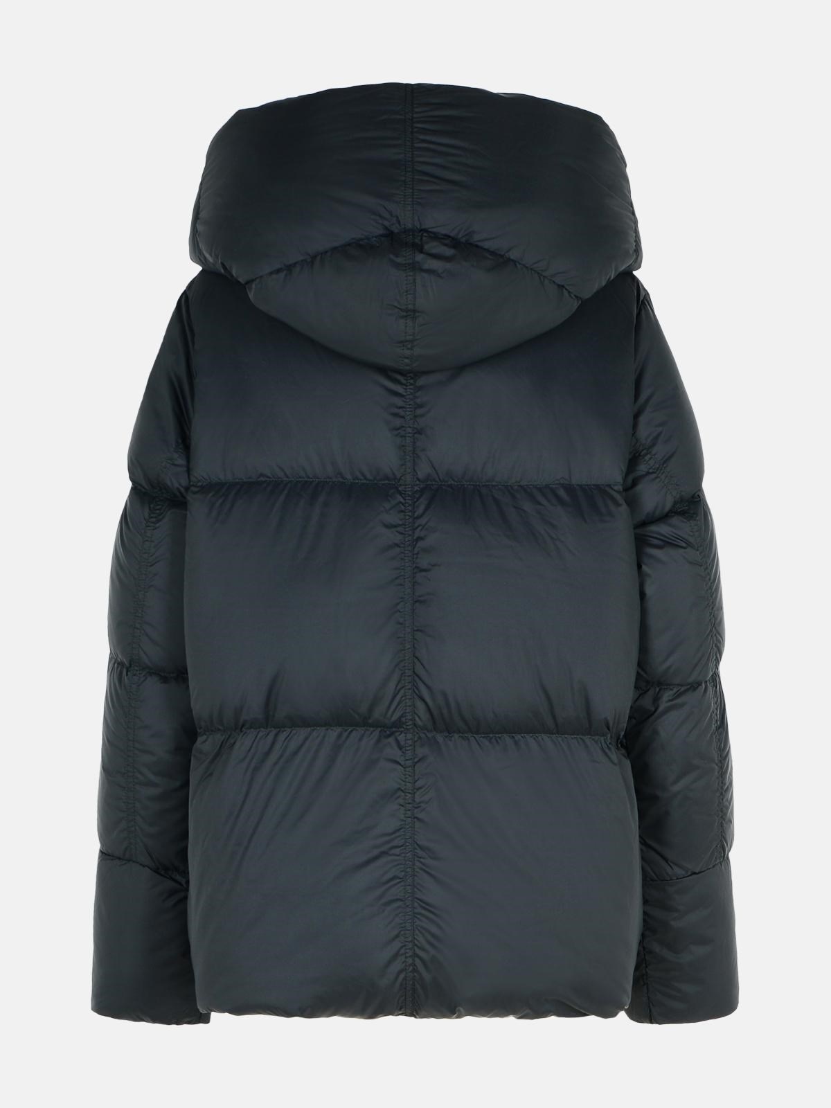 'RHODA' BLACK POLYAMIDE DOWN JACKET - 3