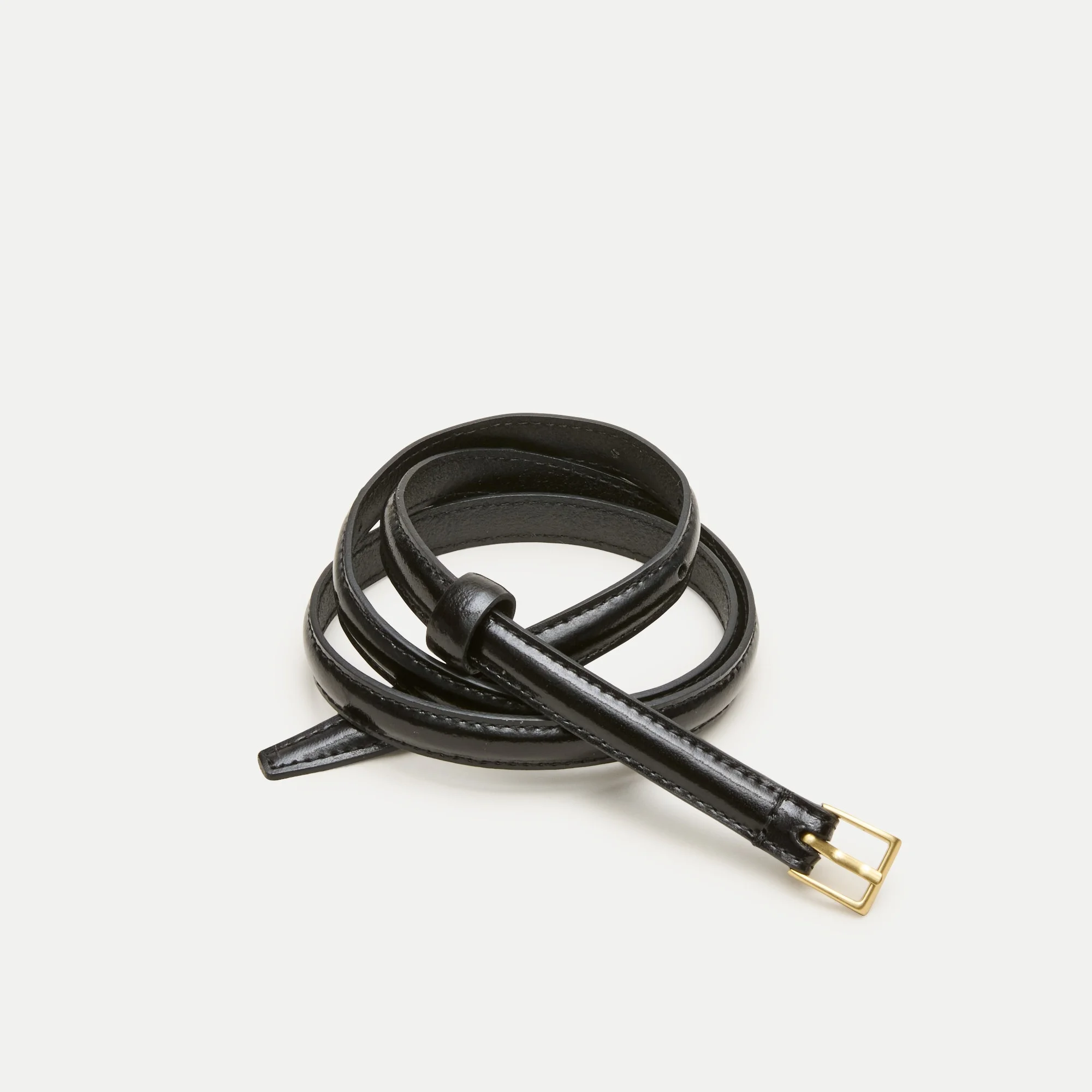 Berkeley skinny belt in Italian leather - 1
