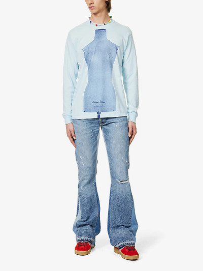 KidSuper Dress Form long-sleeved cotton-jersey T-shirt outlook