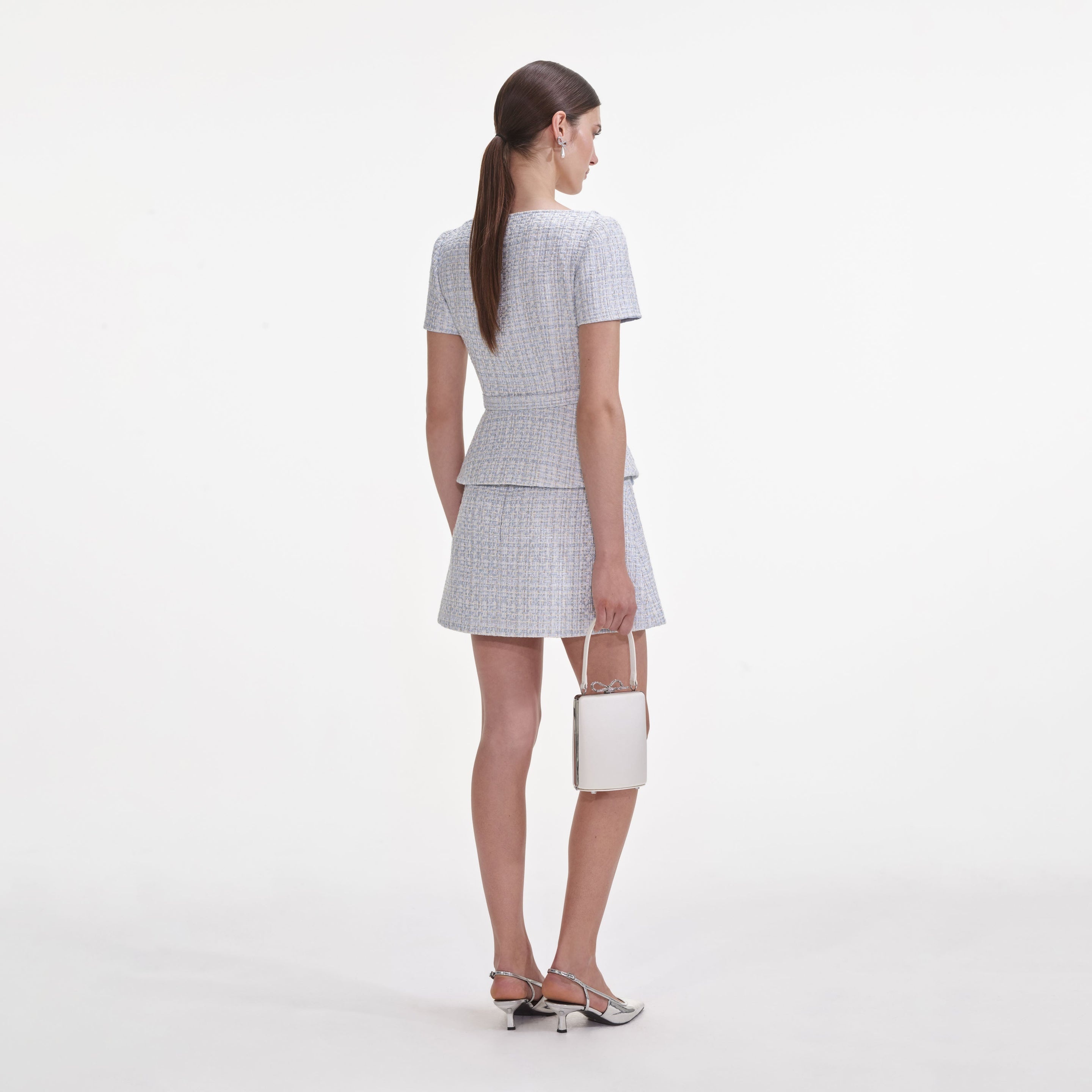Blue Boucle Top - 3