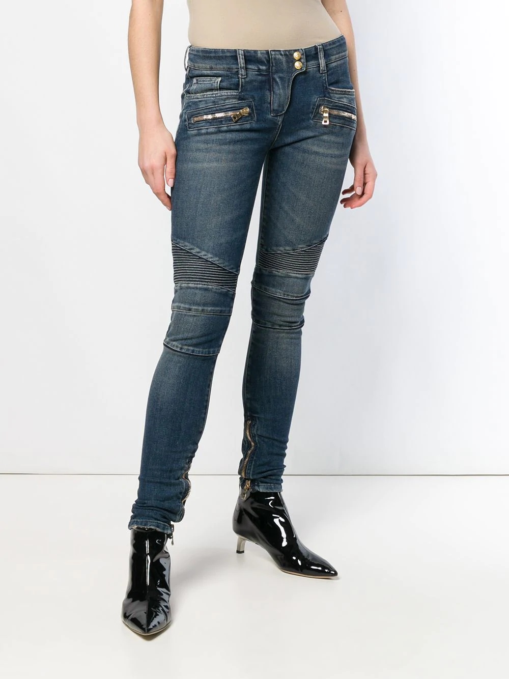 skinny biker jeans - 3