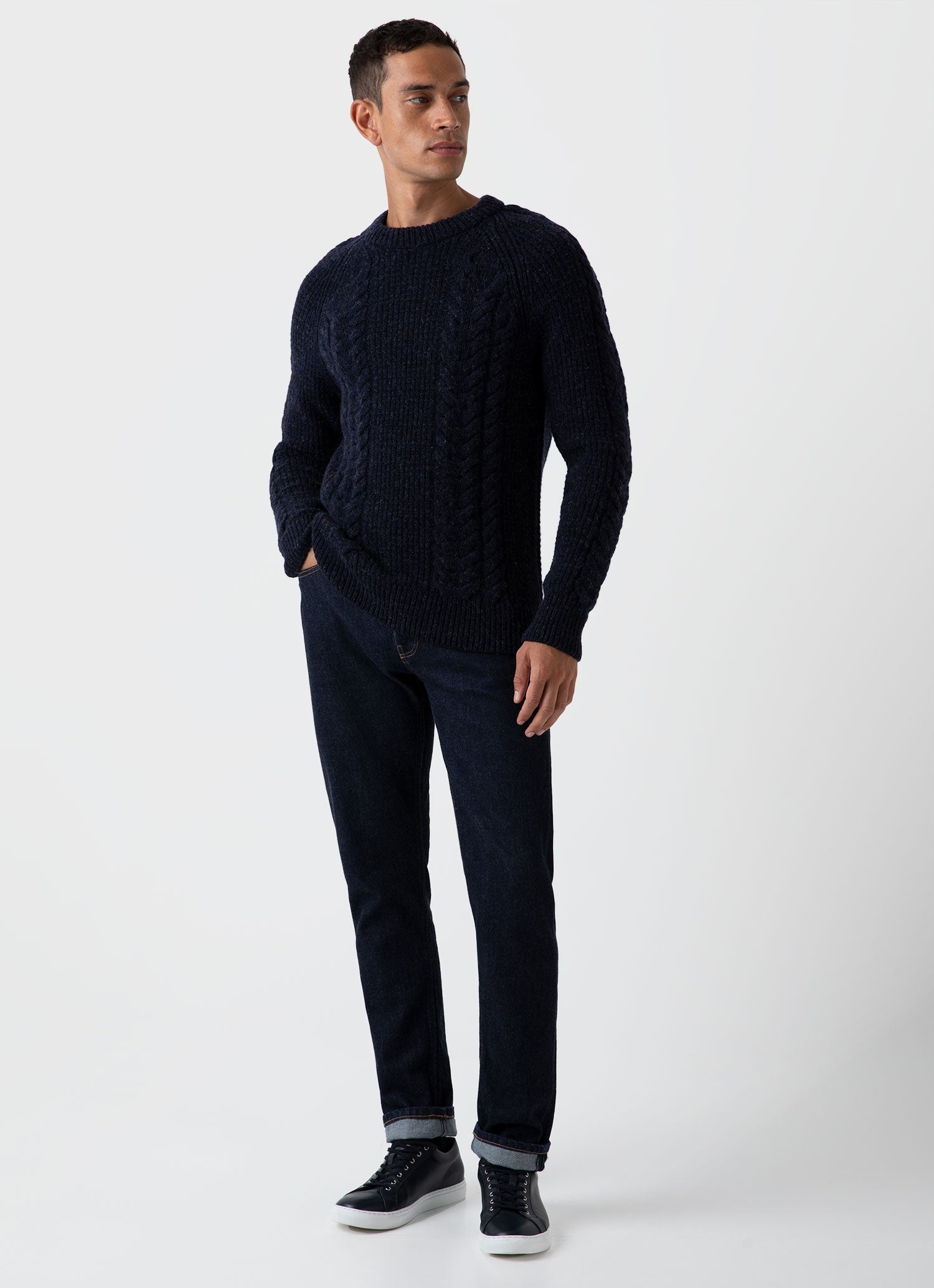 Textured Donegal Jumper - 3