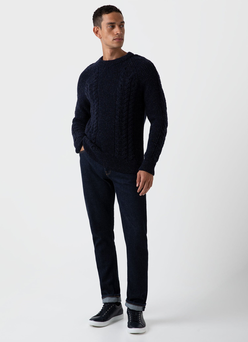 Sunspel Textured Donegal Jumper outlook