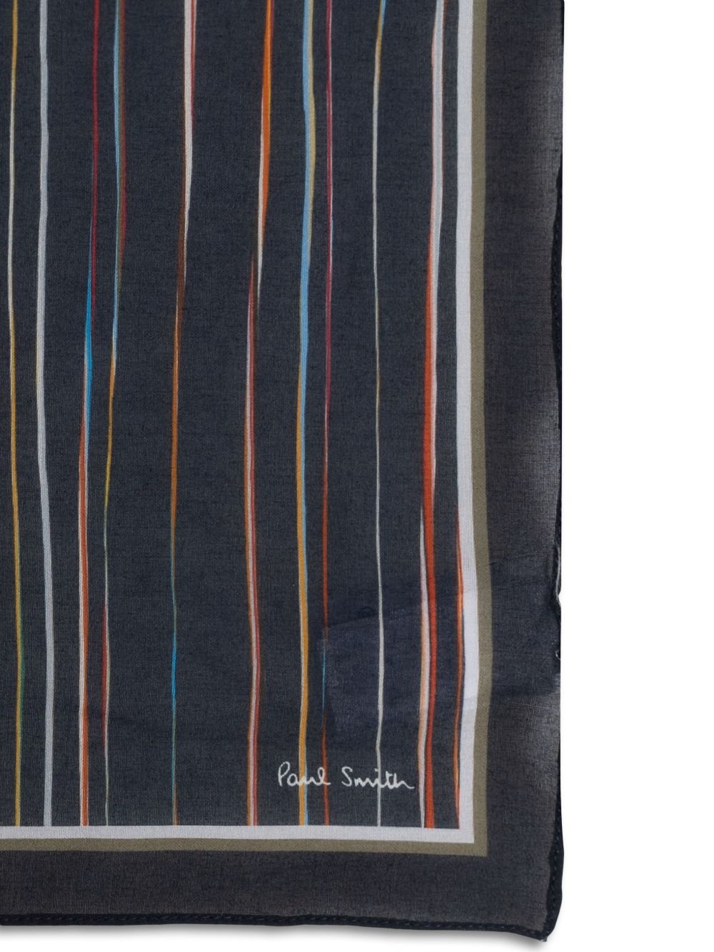 striped silk scarf - 2