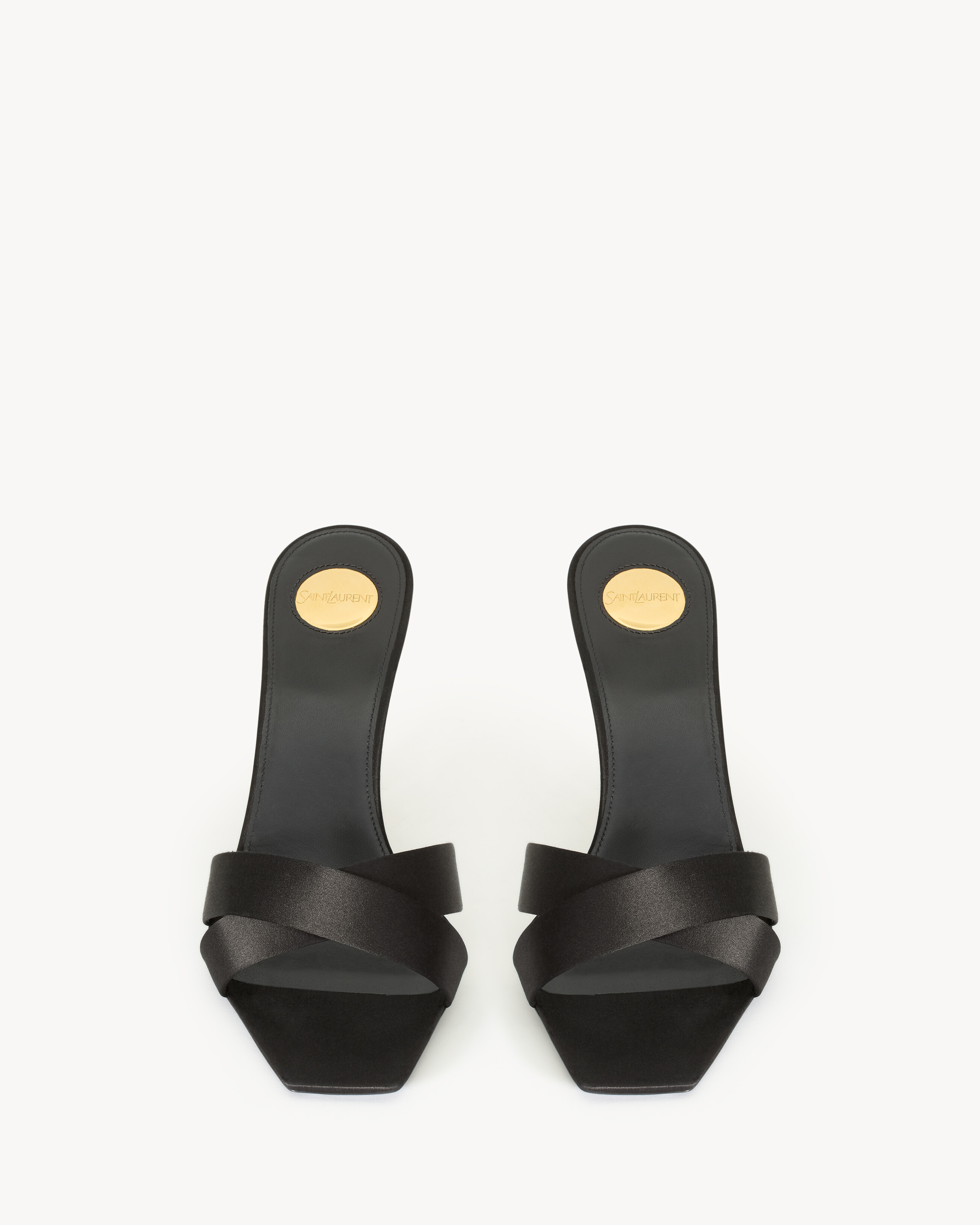 OPYUM MULES IN SATIN CREPE - 2
