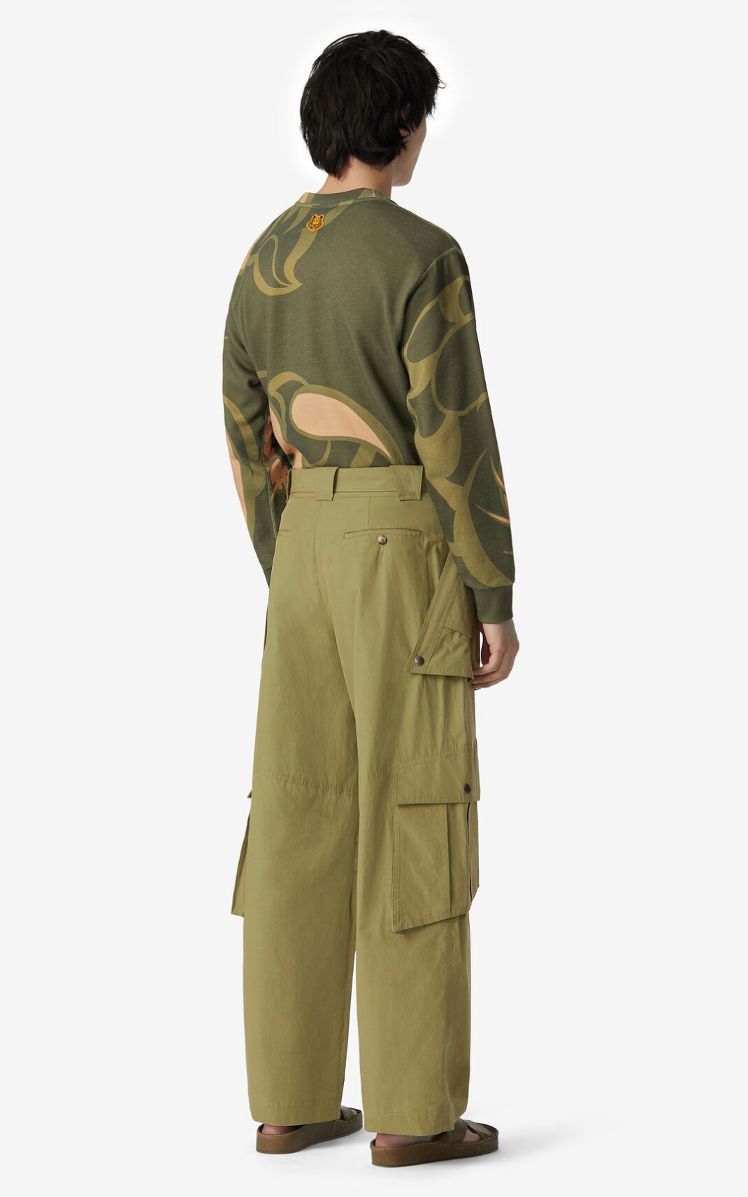 Wide cargo trousers - 3