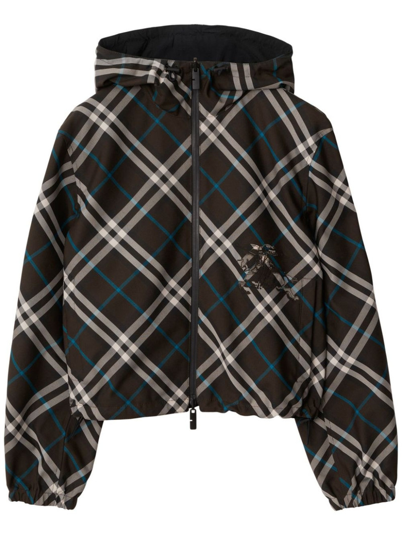 reversible checked jacket 1