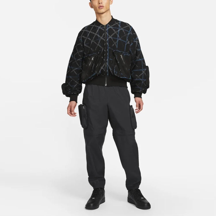 Men's Nike x UNDERCOVER Crossover MA-1 Knit Jacket CZ4705-010 - 2