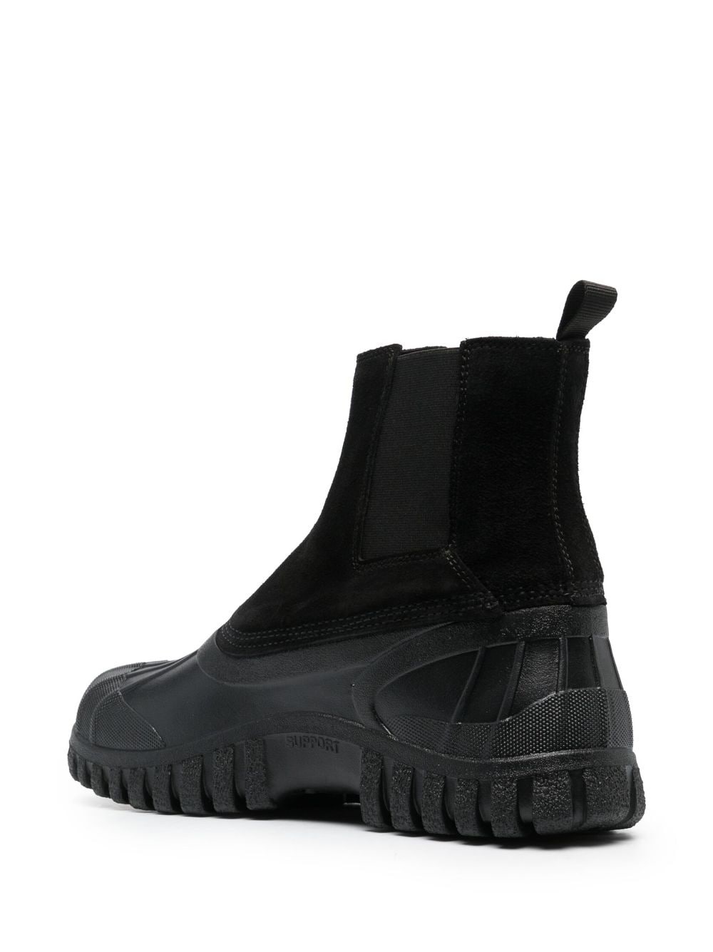 suede-panelled ankle boots - 3