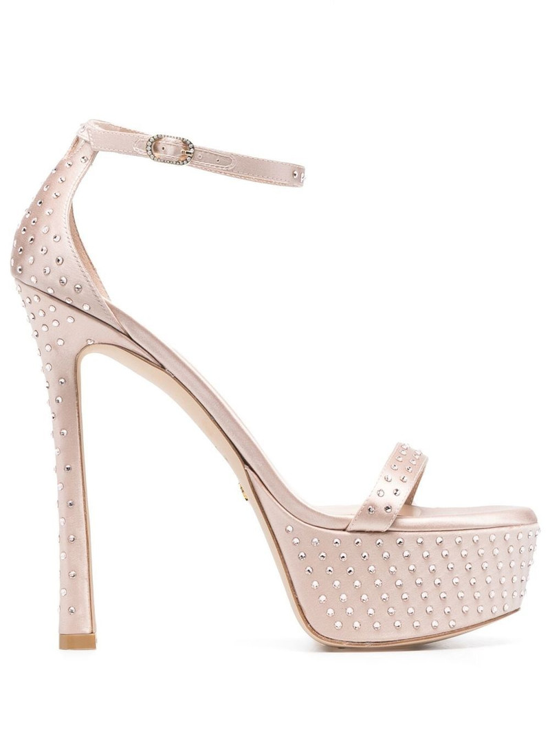 150mm rhinestone platform sandals 1