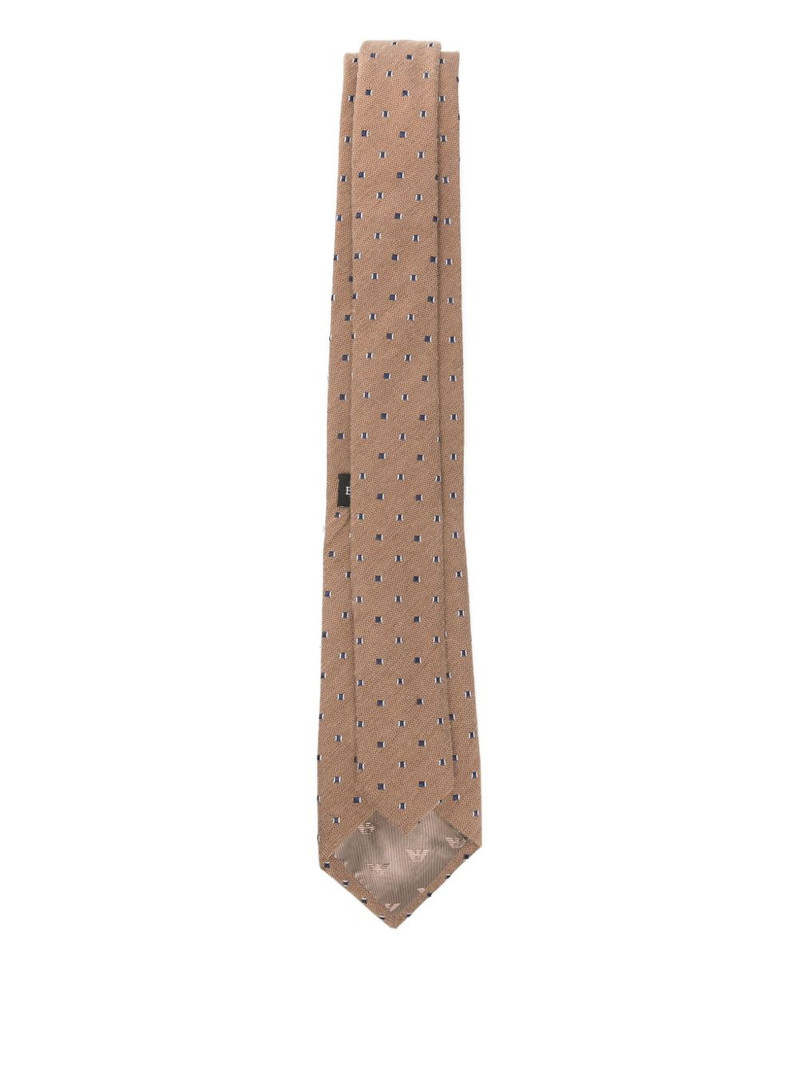 EMPORIO ARMANI patterned tie outlook