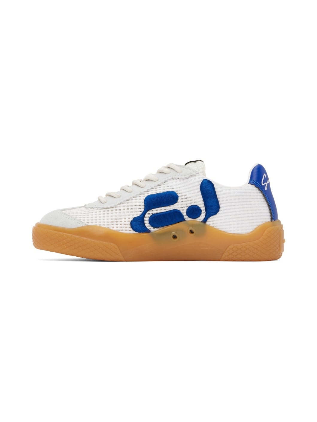 Gray & Blue Santos Sneakers - 3