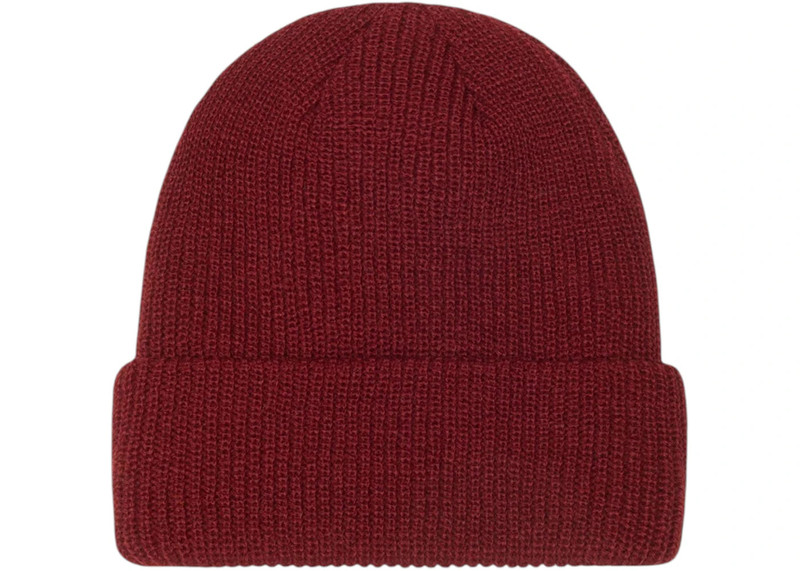 Stüssy Stussy Basic Cuff Beanie Dark Red outlook