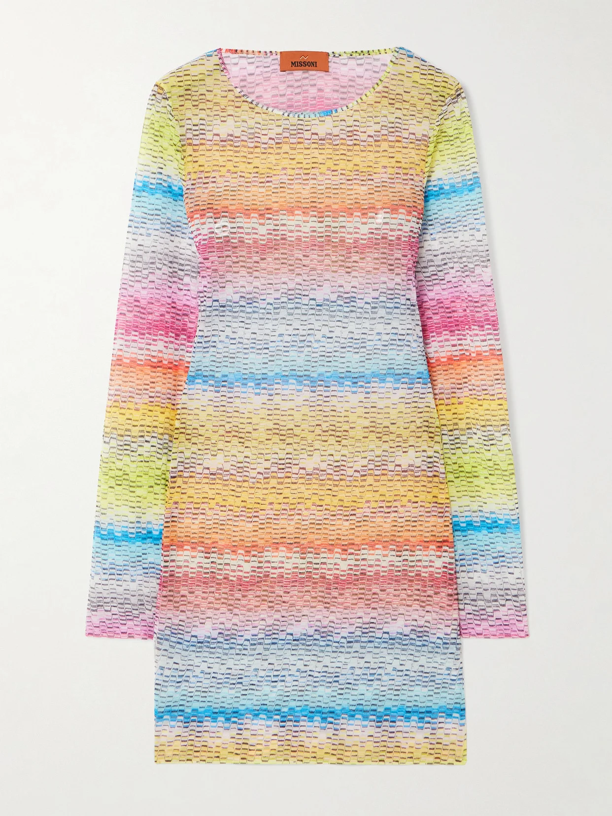 Mare Printed Stretch-tulle Mini Dress - 1