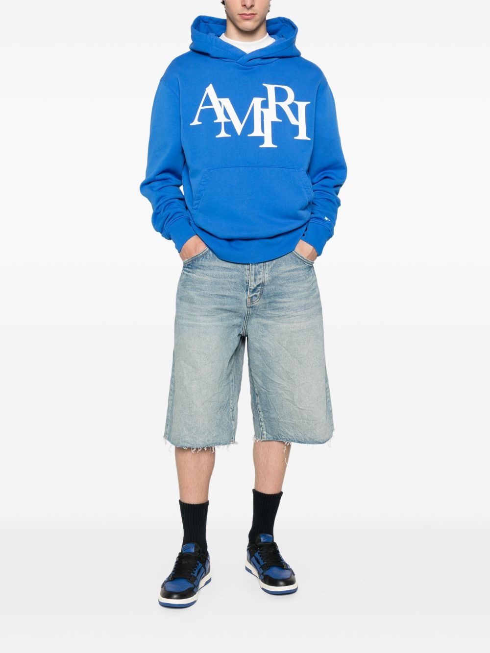 Staggered hoodie - 2