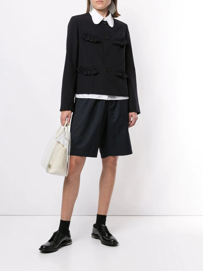 Comme des Garçons GIRL gathered waist knee-length shorts outlook