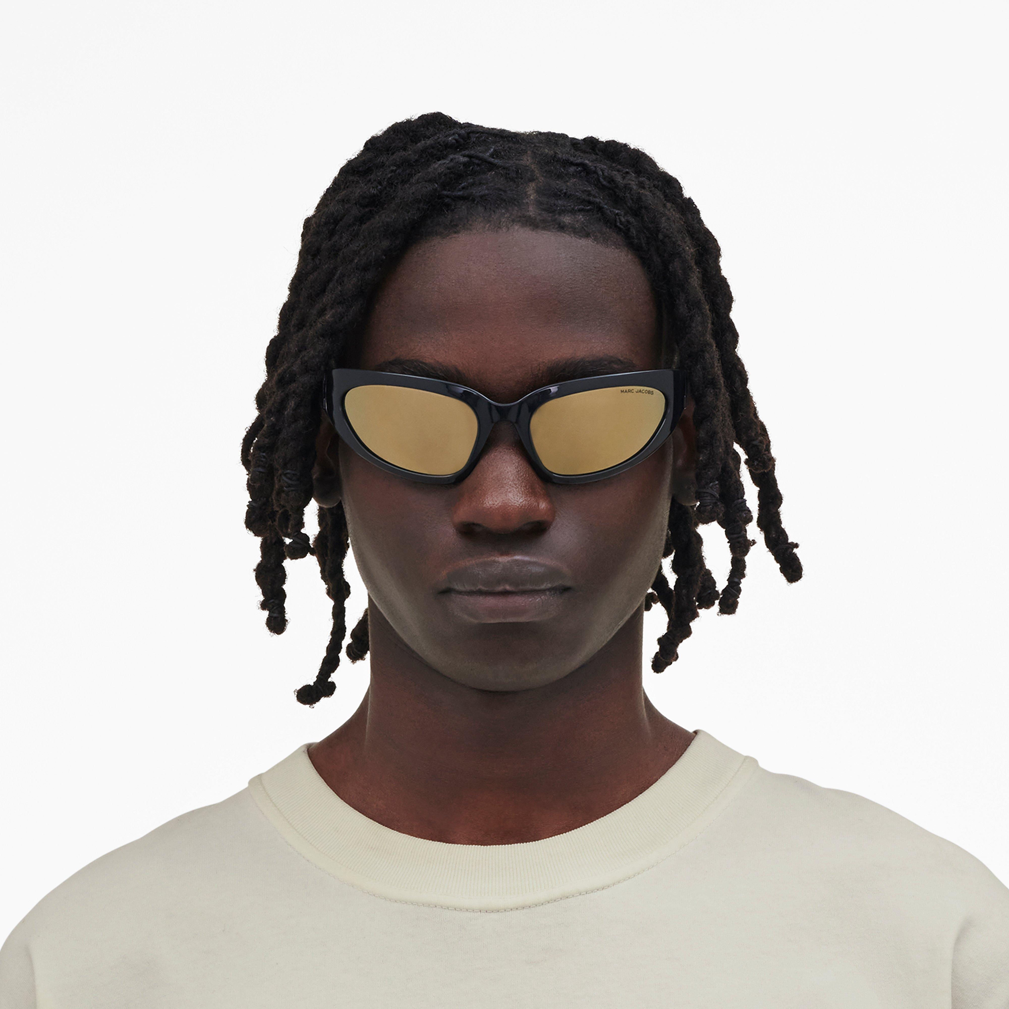 THE BOLD LOGO WRAPPED MIRRORED SUNGLASSES - 6