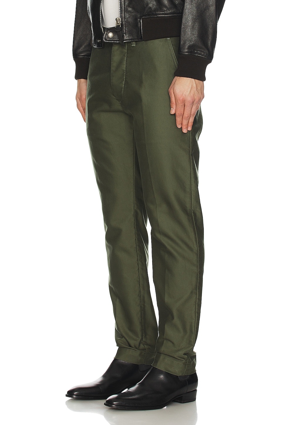 Compact Cotton Chino Pant - 4