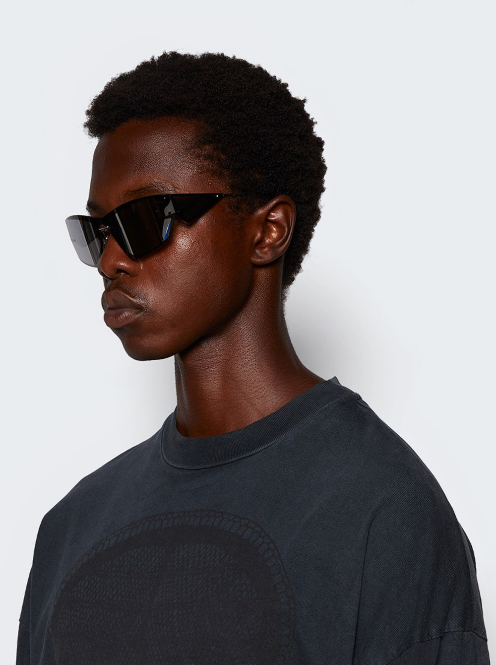 Giv Cut Sunglasses Shiny Palladium And Smoke Mirror - 3