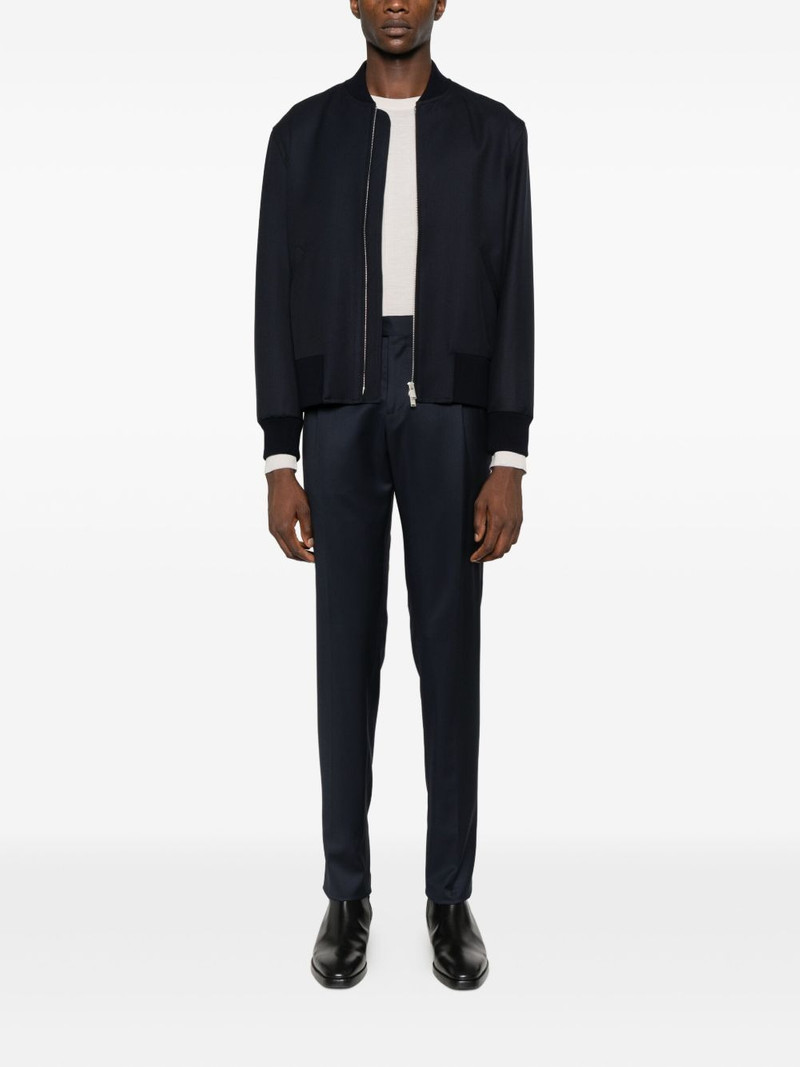 LARDINI zip-up bomber jacket outlook