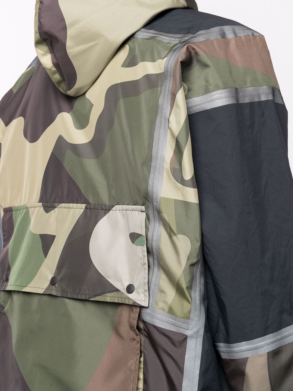 camoflauge bonded-seam lightweight jacket - 5