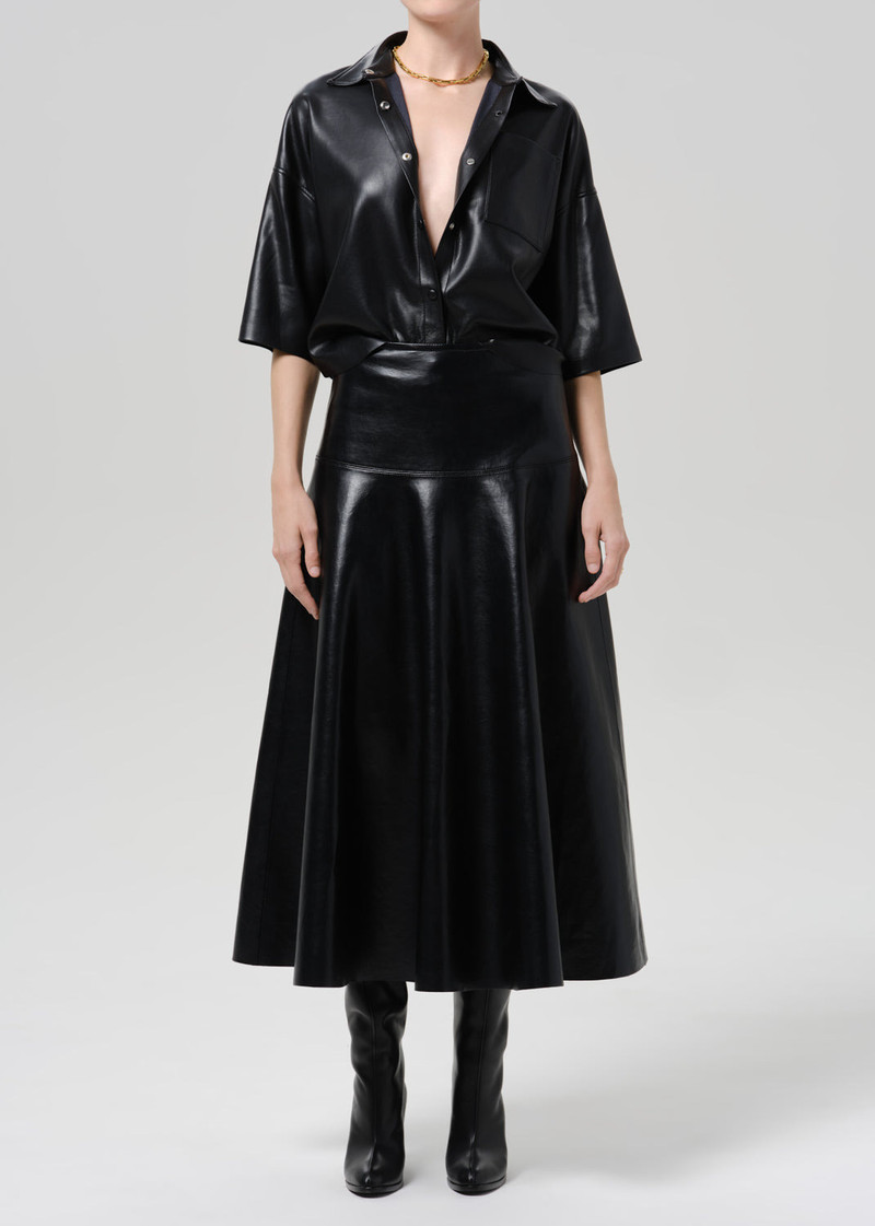 Vita Maxi Skirt In Black - 1