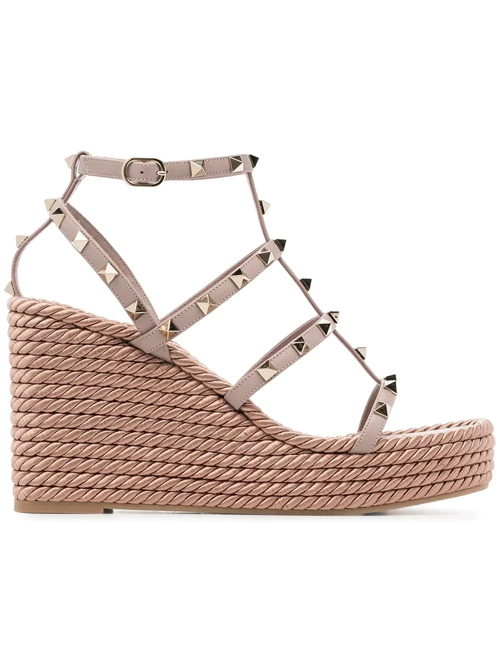 Valentino Garavani Rockstud 120mm wedge espadrilles - 1