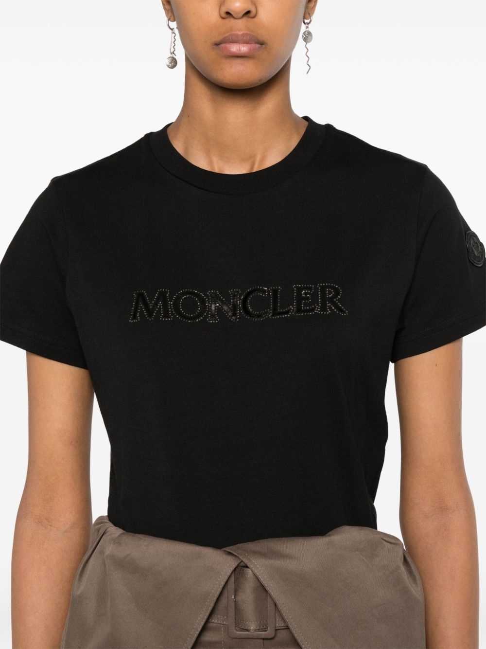 crystal-embellished T-shirt - 5