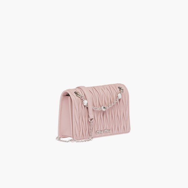 Matelassé nappa leather mini-bag - 6