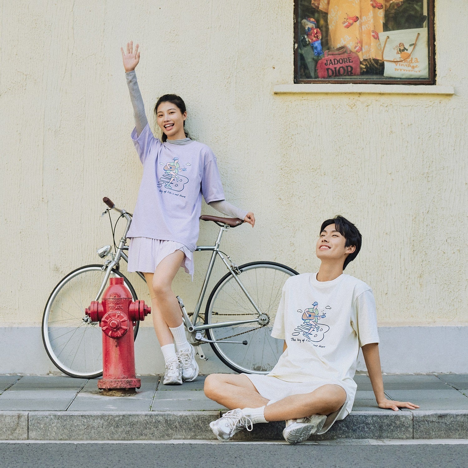 New Balance x PK Guitar Graphic T-Shirt 'Light Purple' NEE26021-DV - 3