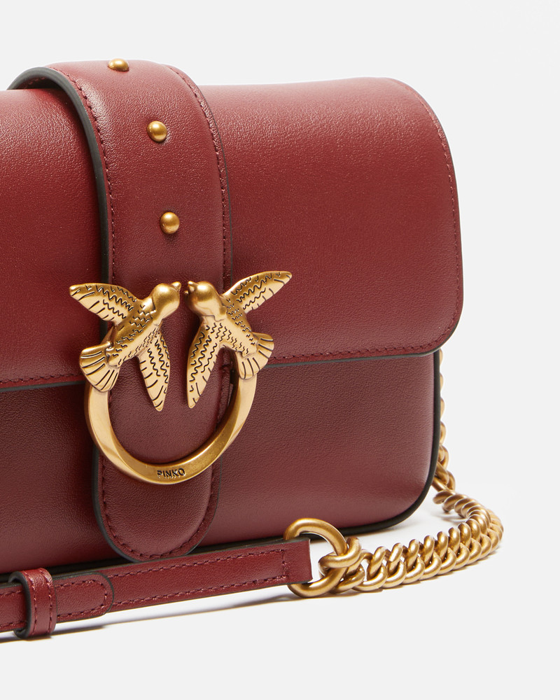 MINI LOVE BAG SOFT SHOULDER BAG IN LEATHER 3